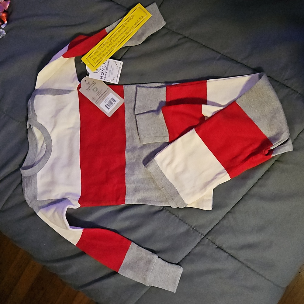 HonestBaby Baby Holiday 2-Piece Pajamas Sleepwear